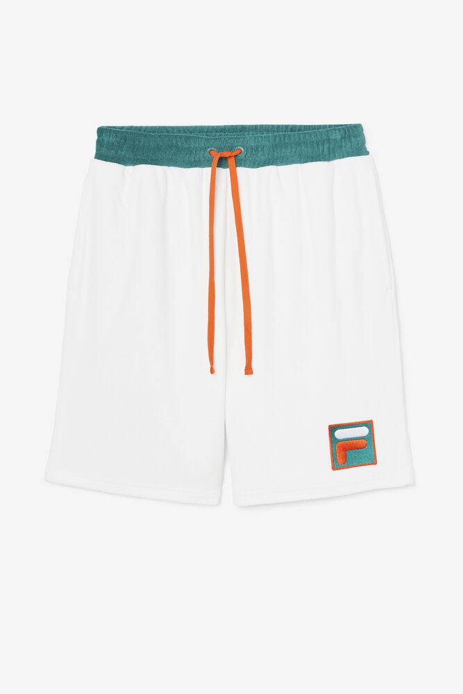 Fila Miesten Shortsit Kanola Valkoinen - KGIQ-59187